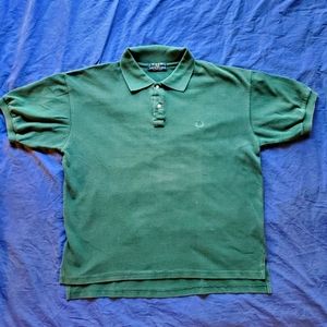 FRED PERRY polo shirt short sleeve green size large or xlarge